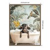 Amanti Art Tropical Buffalo Bath by Niky Rahner Framed Canvas Wall Art - 3 of 4