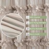 BAGOKIE 72"x72" Waterfall Ruffle Shower Curtain, Pack of 1 - 3 of 4