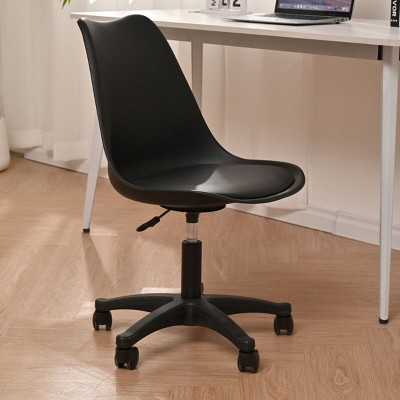 Ergonomic Office Chair Armless Swivel Task Chair with Adjustable Height for Home Office Desk-3irtyhousy