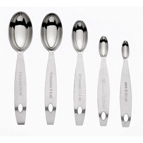 Cuisinart 6pc Stainless Steel Magnetic Measuring Spoon Set : Target