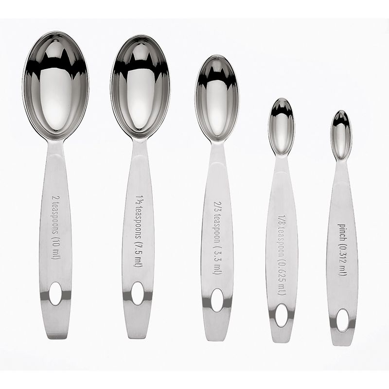 Cuisipro Stainless Steel Odd Size Measuring Spoons, 5 Piece Set, 1 of 3