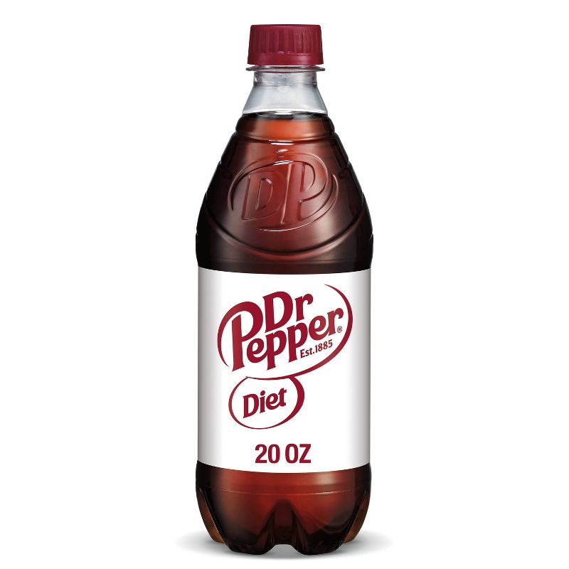 Diet Dr Pepper Soda - 20 fl oz Bottle, 1 of 8