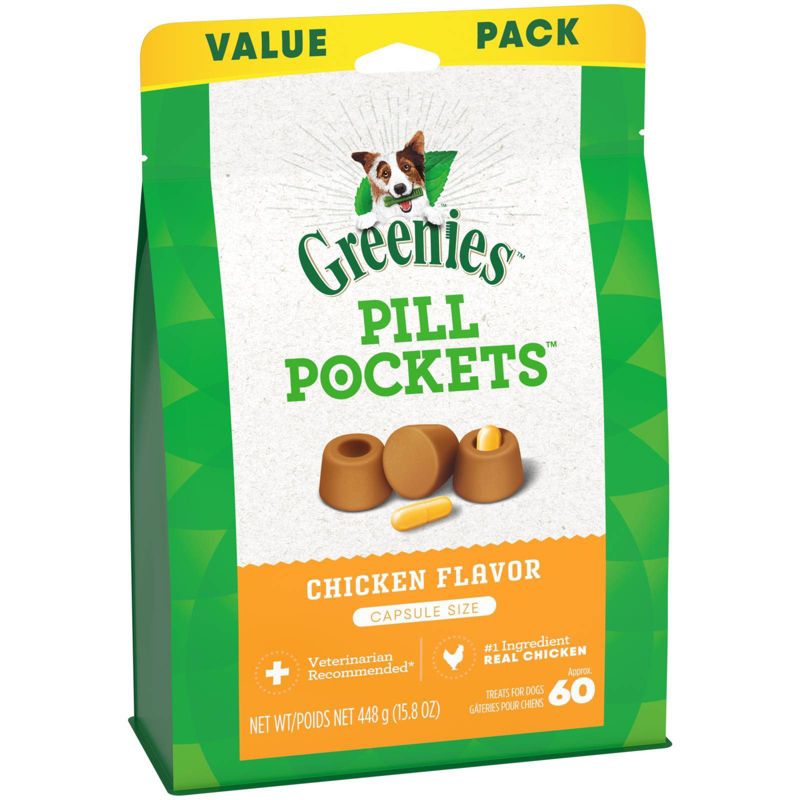 Greenies Capsule Size Pill Pockets Chicken Dental Dog Treats, 4 of 10