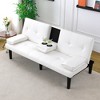 NicBex Convertible Sofa Bed,67" Modern Futon Sofa Bed with Cup Holder,Sleeper Couch for Small Spaces,Apartments & Offices - 4 of 4