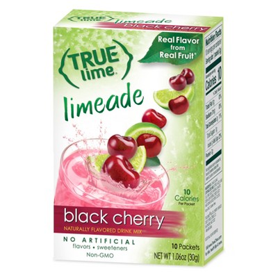 True Lime Black Cherry Limeade Drink Mix - 10pk/1.06oz