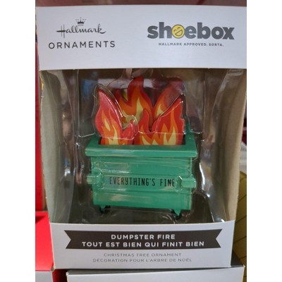 Hallmark Dumpster Fire Christmas Ornament