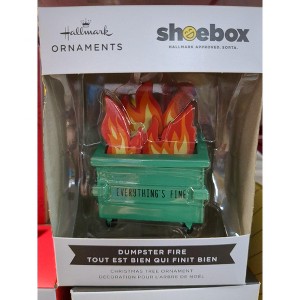 Hallmark Dumpster Fire Christmas Ornament - 1 of 1