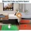 King Bed Frame with 3 Storage Drawers, Fabric Upholstered Platform Bed, Wooden Slats Support, No Box Spring Needed, Noise Free, Dark Grey - 3 of 4