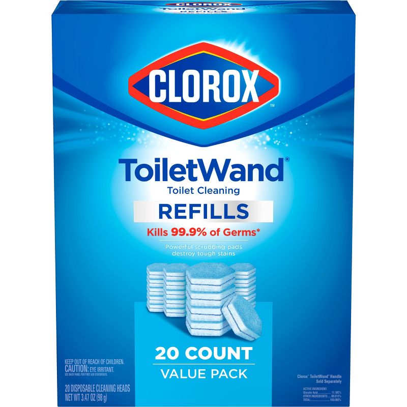 Clorox ToiletWand Disinfecting Refills Disposable Wand Heads - 20ct, 3 of 26