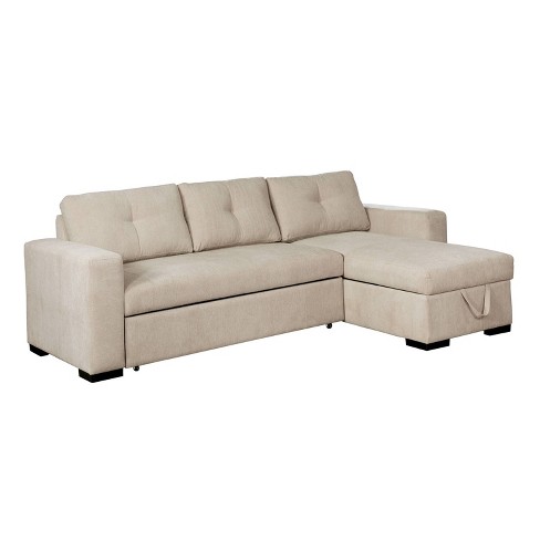 Maisey Track Arms Sectional Beige - MiBasics : Target