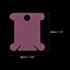 Unique Bargains PP Plastic Reusable Embroidery Floss Bobbins with Thread Clips 300 Pcs - 2 of 4
