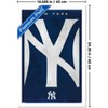 Trends International MLB New York Yankees - Logo 25 Framed Wall Poster Prints - 3 of 4