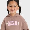 Grayson Mini Toddler Girls' French Terry Sweatshirt - Brown - 2 of 4