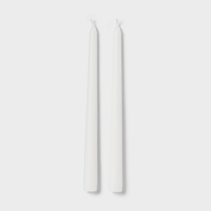 2pk Unscented Taper Candles White - Room Essentials&#8482;, 3 of 4