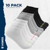 K-Swiss Women's 10 Pairs Athletic Low Cut Socks - Workout, Running, Active Socks - 4 of 4