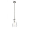 Kira 1-Light Pendant - Modern Steel Design with Clear Glass Shade, Dimmable, 60W - 4 of 4