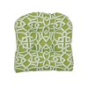 Blazing Needles, 19-inch U-Shaped Spun Polyester Outdoor Tufted Dining Chair Cushion - 2 of 2