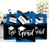Big Dot of Happiness Blue Grad - Best is Yet to Come - Royal Blue  Graduation Party Favor Boxes - Set of 12 - 3 of 4