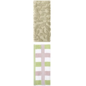 REGALWOVEN Absorbent Soft Cotton Bathroom Hand Towels for Kitchen Hotel Spa 13" x 29"/14" x 30" 2 Pcs - 1 of 4