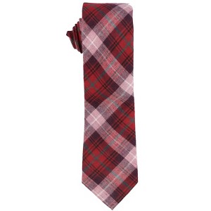 bar III Mens Perica Plaid Self-tied Necktie - 1 of 1