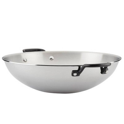 KitchenAid 15-Inch Stainless Steel Induction Wok with Handles