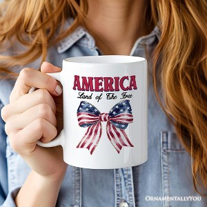 Proud American Mug, America Gift (Non-Custom Only)| OrnamentallyYou - 1 of 3