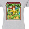 Women's - Teenage Mutant Ninja Turtles - Retro Group April Fitted Graphic T-Shirt - 2 of 3