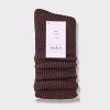 Women's Ribbed Super Soft Slouch Crew Socks - Auden™ 4-10 - 3 of 4