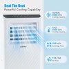 Costway 8000 BTU Portable Air Conditioner 3 -in-1 Air Cooler Dehumidifier Fan 24H Timer 5000 BTU(8000BTU ASHRAE) - 4 of 4