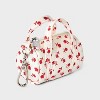 Girls' Floral Mini Duffel Bag Charm - art class™ Red - 2 of 4