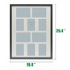 Stonebriar Collection Multi Opening with Bonus Mat Collage Frame - 4 of 4