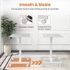 Lyngins Mobile Height-Adjustable Small Desk, Standing Desk with Wheels, Compact Computer Desk, Overbed Table/Home Office Desk for Workplaces - 3 of 4