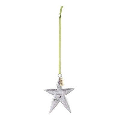 DEMDACO Meaning of Christmas Star Ornament silver