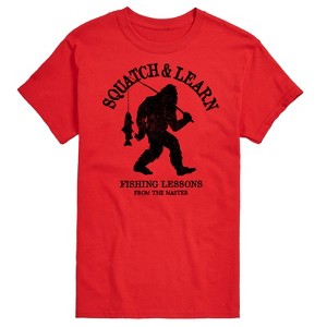 Men's - Instant Message - Squatch And Learn Short Sleeve Graphic T-Shirt - 1 of 4
