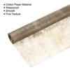 Unique Bargains Waterproof Cotton Wedding Party Bouquet Packaging Flower Wrapping Paper Gold 30ft - 4 of 4