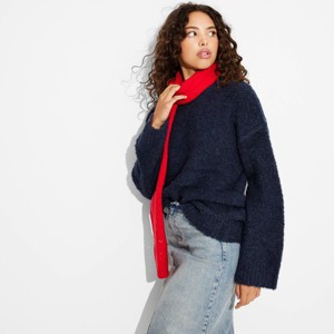 Women's Crewneck Oversized Boucle Pullover Holiday Sweater - Wild Fable™ - 1 of 3