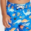 Toddler Boys' Dinosaur Swim Shorts - Cat & Jack™ Blue - image 2 of 3
