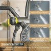 CASAINC 5 inches Wall Mounted Dual Head Shower System with Tub Spout, Brushed Gold - 3 of 4
