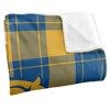 Johnson Wales University Campus Plaid Spirit Silky Touch Super Soft Throw Blanket 50x60 - 3 of 4