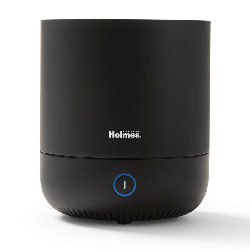 Holmes Ultrasonic 0.36 Gallon Cool Mist Top Fill Antimicrobial Humidifier in Black, 1 of 5