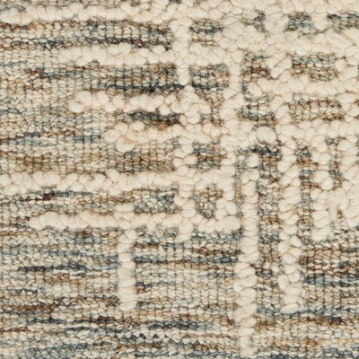 Vail Ivory and Earth Tone Hand-Tufted Wool Area Rug