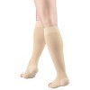 Truform 20-30 mmHg Medical Compression Stockings, Smooth Stretch Microfiber, Knee High, Open Toe - 2 of 4