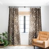 Avenie Mushrooms In Neutral Brown Set of 2 Panel Blackout Window Curtain - Deny Designs - 2 of 4