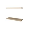 SEVOBAL Utility Storage Shelves Wall-Mounted Floating Shelf with Contemporary Style for Living Room Bedroom or Office, Beige, 9.8"*31.5"*1.5" - 2 of 4