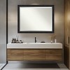 Amanti Art Filigree Beveled Framed Bathroom Vanity Wall Mirror - 4 of 4