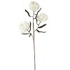 White Bloom Stem – 36"H Artificial Flower with Bendable Petals, EVA Foam & Wire Construction (Set of 6) by Kalalou - 2 of 3