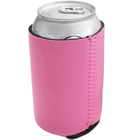 Blank Can Coolers Red Beer Holders Assorted Colors Drink Can