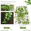 Costway 4 PCS Foldable Cucumber Trellis A-Frame Plant Supports with Twist Ties Green - 4 of 4