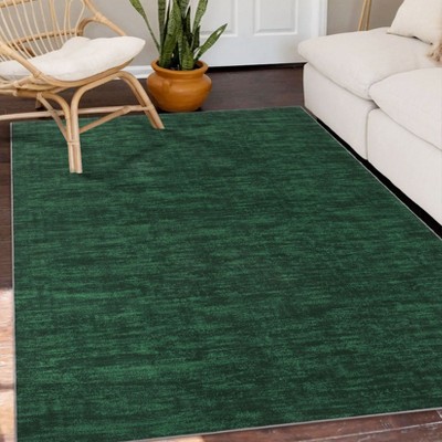 Washable 5x7 Modern Solid Area Rug Living Room Rug Stain Resistant Contemporary Easy Cleaning Indoor Carpet Non Slip Low Pile Floor Cover For Bedroom