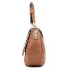 Olivia Miller -Women's-Colorblock Top Handle/Crossbody Bag  - BROWN - 3 of 4